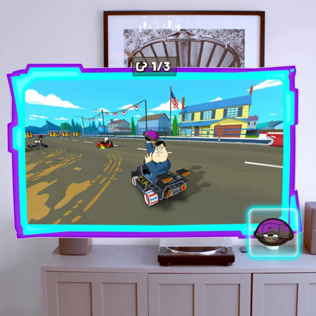 Warped Kart Racers for Apple Vision Pro